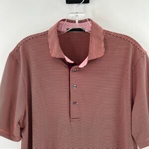 Greyson Men's Saranac Polo - Coral - Medium - New with tags